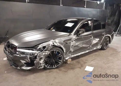 2018 BMW M5 z USA, uszkodzony, nr VIN WBSJF0C5XJB283452